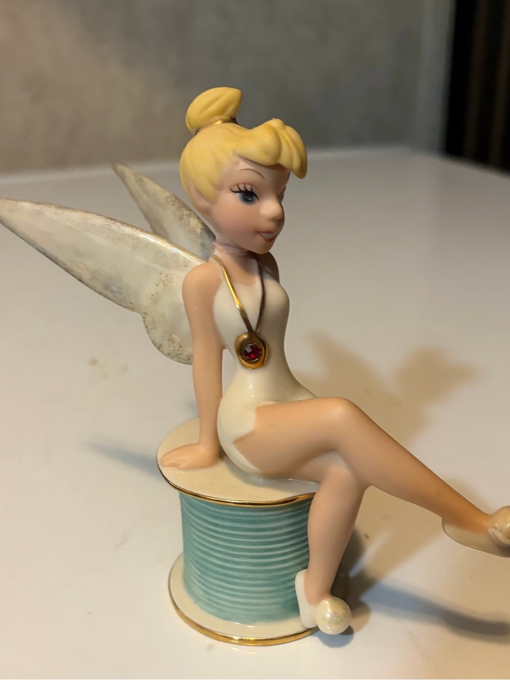 Lennox Tinker Bell July Birthstone Figurine